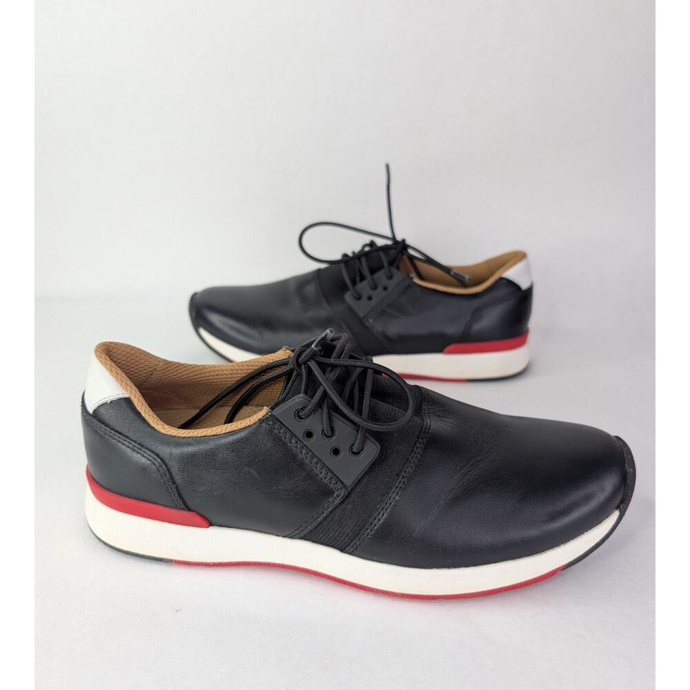 VIONIC Women's Carmen Black Leather Fashion Sneaker Size 6M EUC
